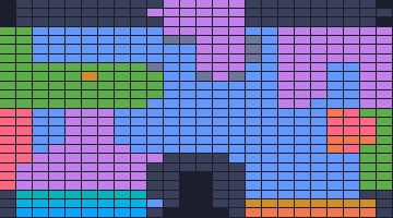 Board layout of the level (schematic)