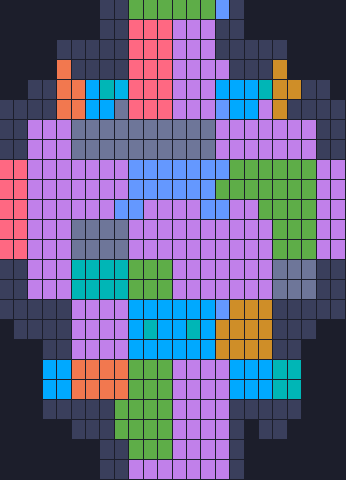 Board layout of the level (schematic)