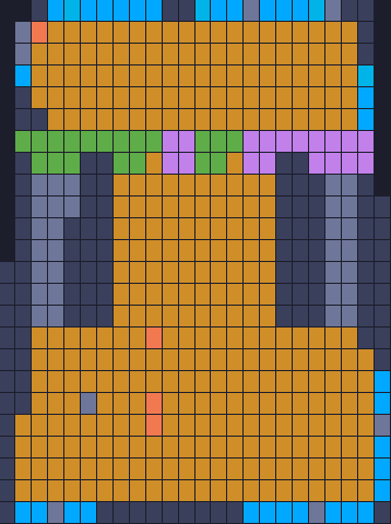 Board layout of the level (schematic)