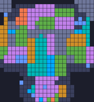 Board layout of the level (schematic)