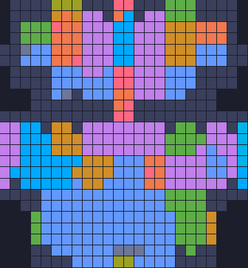 Board layout of the level (schematic)