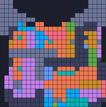 Board layout of the level (schematic)