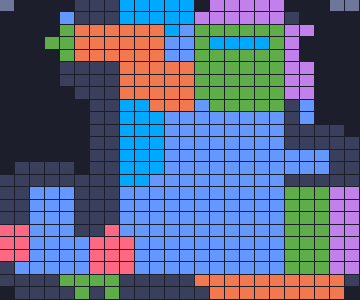 Board layout of the level (schematic)