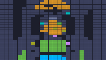 Board layout of the level (schematic)