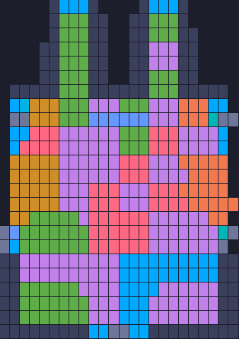 Board layout of the level (schematic)
