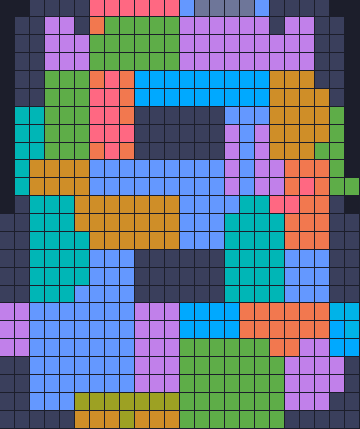 Board layout of the level (schematic)