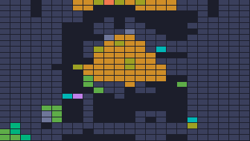 Board layout of the level (schematic)