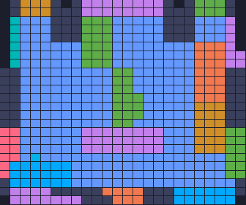Board layout of the level (schematic)