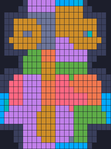 Board layout of the level (schematic)
