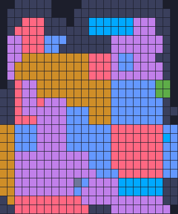 Board layout of the level (schematic)