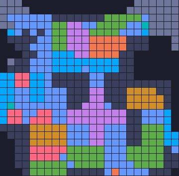 Color Block Jam уровень 1024: скриншот поля