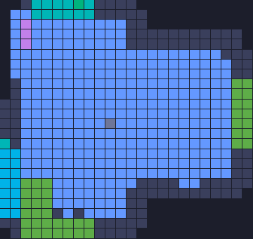 Board layout of the level (schematic)