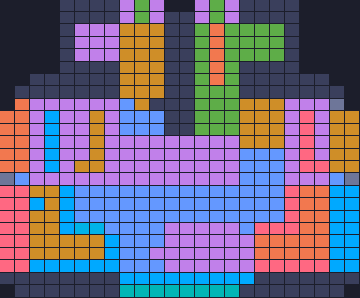 Board layout of the level (schematic)