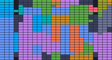Board layout of the level (schematic)