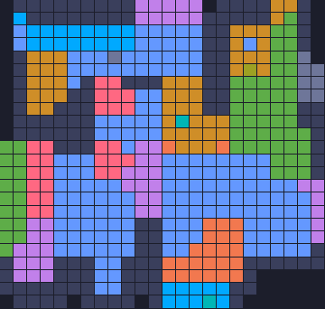 Board layout of the level (schematic)