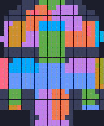 Board layout of the level (schematic)