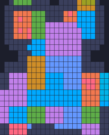 Board layout of the level (schematic)