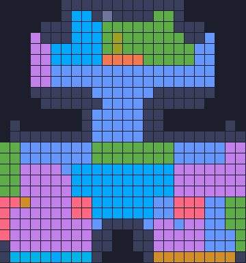 Color Block Jam Level 99: Screenshot des Spielfelds