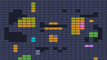 Color Block Jam уровень 112: скриншот поля