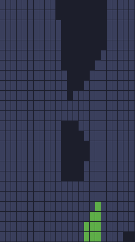 Color Block Jam level 1795: screenshot of the board