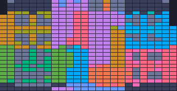 Color Block Jam уровень 200: скриншот поля