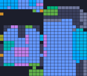Color Block Jam 120. bölüm: tahtanın ekran görüntüsü