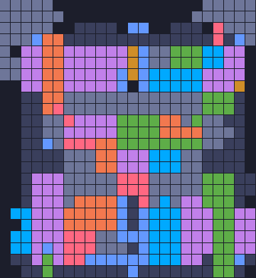 Color Block Jam level 1403 / 1406: screenshot of the board